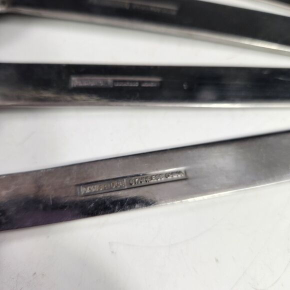 Cambridge AZTEC Set 4 Soup Spoons Stainless Steel Korea Retired Cutlery Flatware - Picture 6 of 7